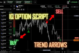 develop automated pocket option, quotex, deriv, iq option script for strategy
