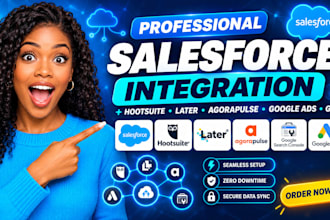 integrate salesforce hootsuite later agorapulse google search console ads zapier