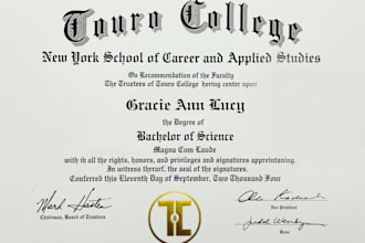 create degree, diploma, college, high school, university transcript certificate