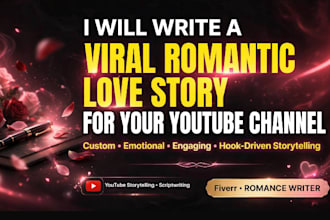 write viral romantic love story for your faceless youtube channel