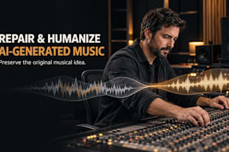 repair and humanize ai generated music