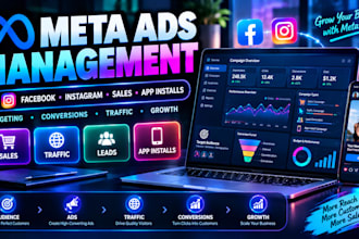 run facebook and instagram meta ads to grow sales traffic and app installs