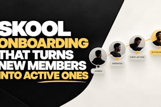fix your skool onboarding and activate new members