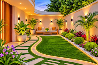 autocad landscape plans, garden layouts and site drawings