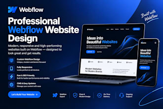 design a responsive website on webflow