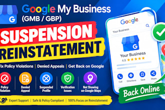 reinstate google my business suspension for policy violation gmb denied appeal
