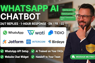 whatsapp business api chatbot wati manychat respond io botpress ai agent setup