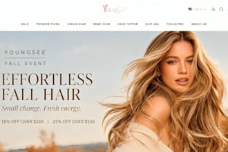 hair extension shopify store hair website beauty website hair extension store