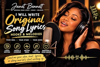 ghostwrite original song lyrics hooks and melodies for you