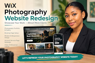 build wix photography portfolio website wedding photographer videography