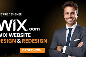 design wix website, wix website redesign, wix website development