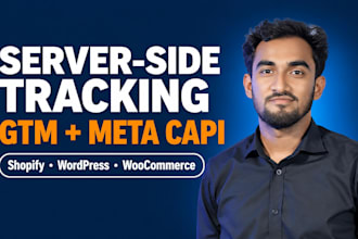 setup server side tracking GTM, meta capi for shopify and wordpress