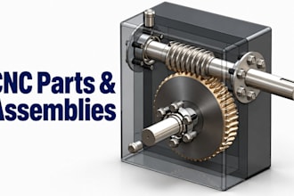 design cnc parts, mechanical assemblies and drawings in solidworks