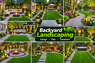 modern backyard, garden and outdoor landscape plans for your property