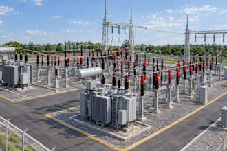 do 3d electrical substation design, 3d electrical power plant design