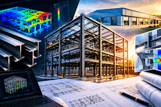 steel structure design, structural steel analysis and calculations, tekla