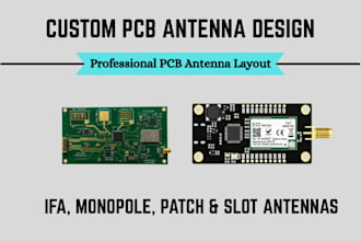 design pcb antenna for rf, wifi, gps, circuit, high speed and automotive systems