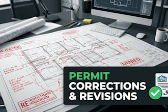 fix california and new york permit corrections and plan check drawings