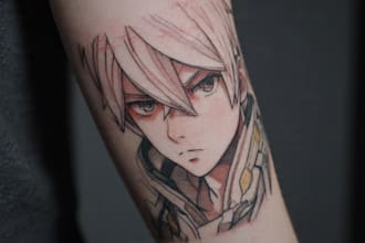 design a custom anime tattoo