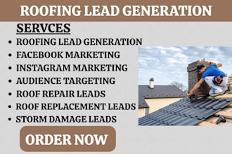 generate roofing leads with social media marketing for roofing contractors