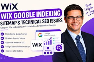 fix wix indexing google indexing sitemap technical SEO issues