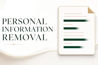 draft a request for removal of unlawfully published personal information