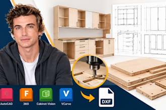 cnc kitchen cabinet dxf, cabinet cutting files for kitchen manufacturing