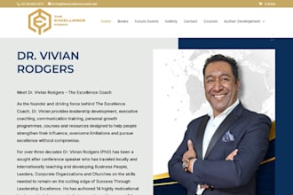 design coaching website for life coach, consultant, speaker, trainer website