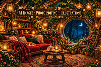 create custom ai images, illustrations and edit photos