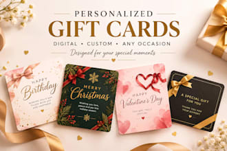 design personalised digital gift ecards for any occasion