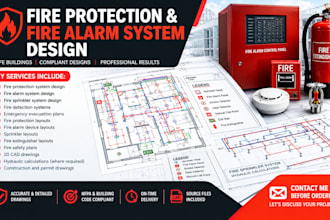 design fire protection systems and fire alarm systems professionally