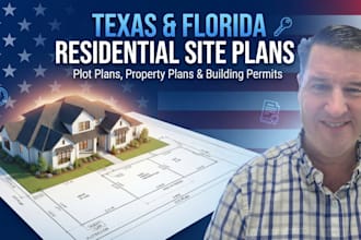create texas and florida residential site plans and permit drawings
