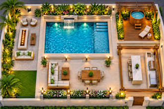 site plans, landscape layouts and architectural outdoor