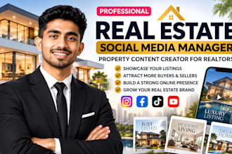 be your real estate social media manager property content creator for realtors