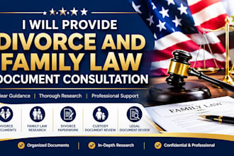 provide expert divorce family law legal consultation