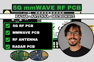 design 5g mmwave rf pcb, radar, antenna and high frequency microwave circuits