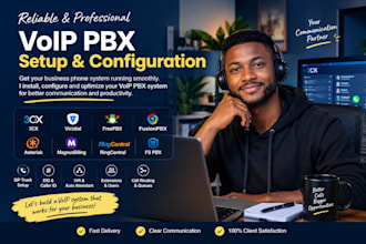 setup voip pbx 3cx vicidial freepbx fusionpbx asterisk twilio magnusbilling