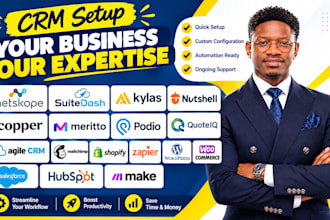 setup netskope suitedash kylas nutshell copper meritto podio quoteiq agile CRM