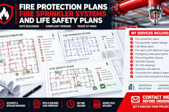 design fire sprinkler and fire protection systems with hydraulic calculations