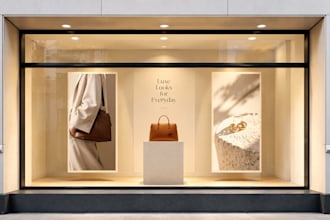 do shop front sign design, window graphics, storefront mockup, adobe illustrator