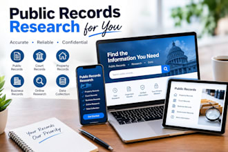 do public record research for you