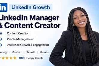 be your linkedin manager and content creator