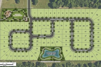 create 2d subdivision plans, lot layouts, parcel and property  maps
