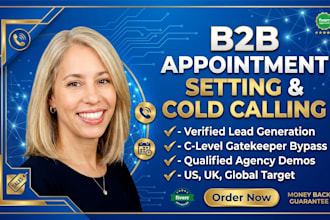 do US web design agency lead generation cold calling appointment setting closer