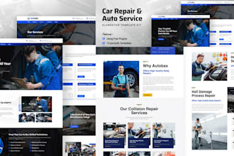 design a professional auto repair website or redesign your repair website