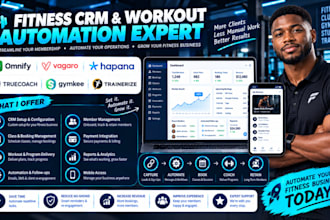 setup omnify vagaro hapana crm automation truecoach gymkee trainerize workout