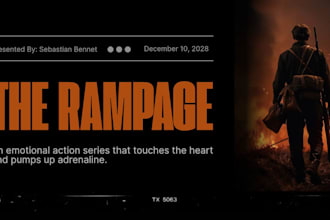 design film pitch deck movie pitch deck TV series pitch presentation