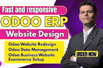 develop odoo ecommerce website, erp customization and automation odoo modules