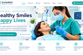 design wix orthodontist website braces consutation booking