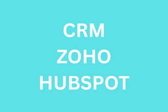 setup CRM , zoho , hobspot